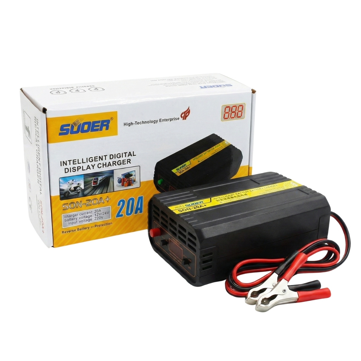 Cargador de Bateria Inteligente 12 y 24V 20A xUn - Imagen 5