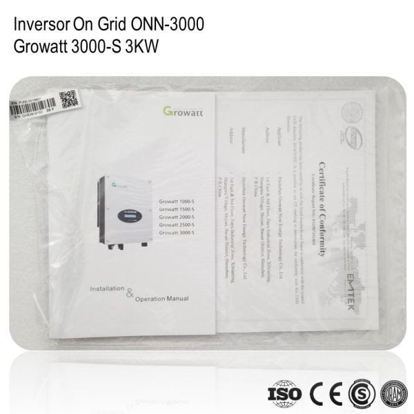 Inversor On Grid Growatt 3000-S xUn - Imagen 7