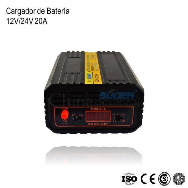 Cargador de Bateria Inteligente 12 y 24V 20A xUn - Imagen 4