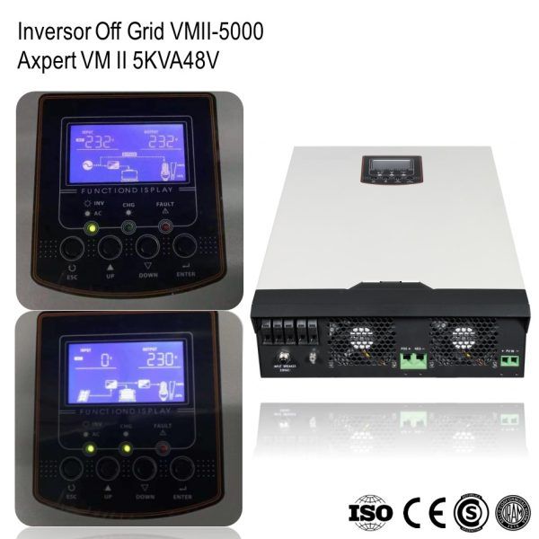 Inversor Cargador Axpert VM II 5000-48 xUn - Imagen 6