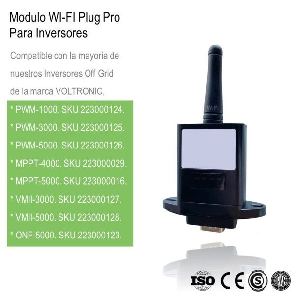 Modulo WIFI Plug Pro para Inversores xUn - Imagen 3