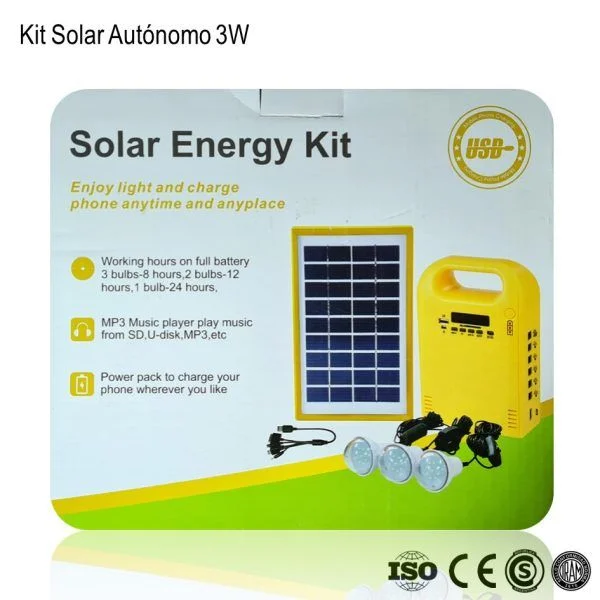 Kit Solar Autonomo 3W xUn - Imagen 4