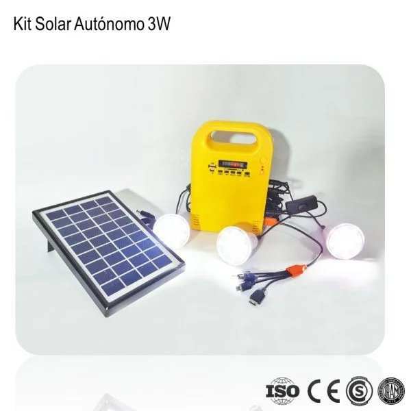 Kit Solar Autonomo 3W xUn - Imagen 5