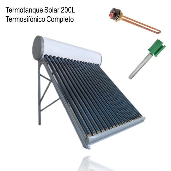 Termotanque Solar 200L Completo xKit - Imagen 2