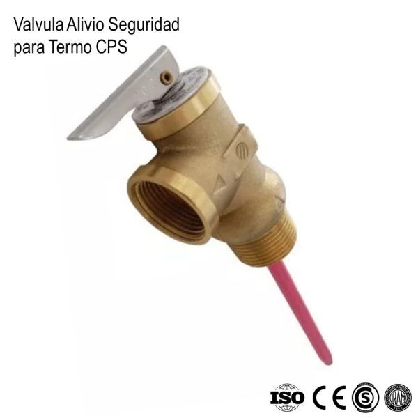 Valvula Alivio Seguridad Termo CPS xUn - Imagen 2