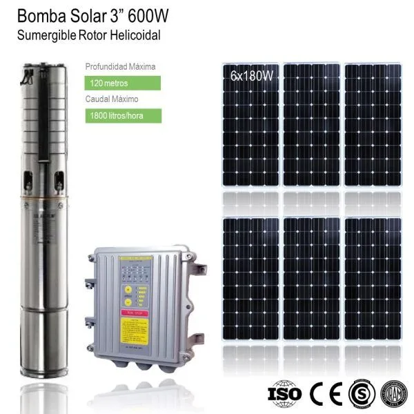 Kit Bomba Solar 600W48V 6 Panel Solar 180W xKit - Imagen 2