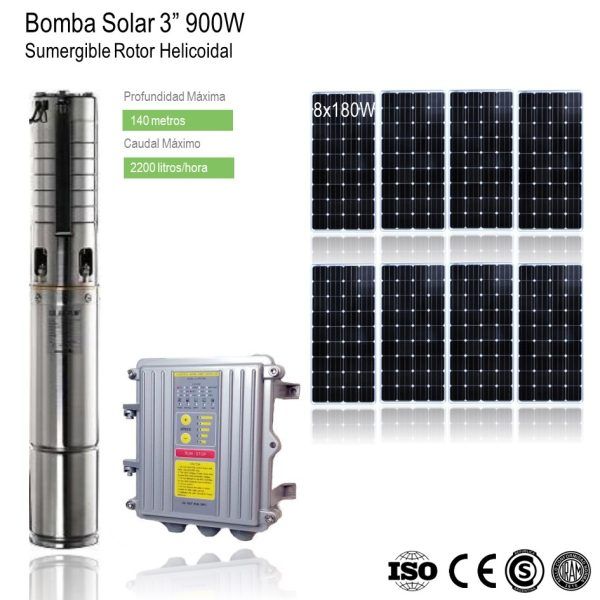 Kit Bomba Solar 900W72V 8 Panel Solar 180W xKit - Imagen 2