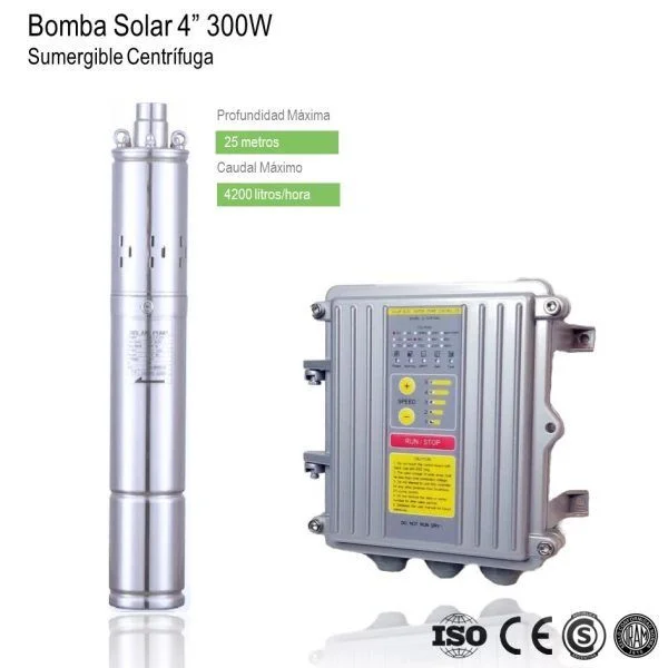 Bomba Solar 300W36V 4-36-25-4.2-300-1.50 Brushless xUn - Imagen 2