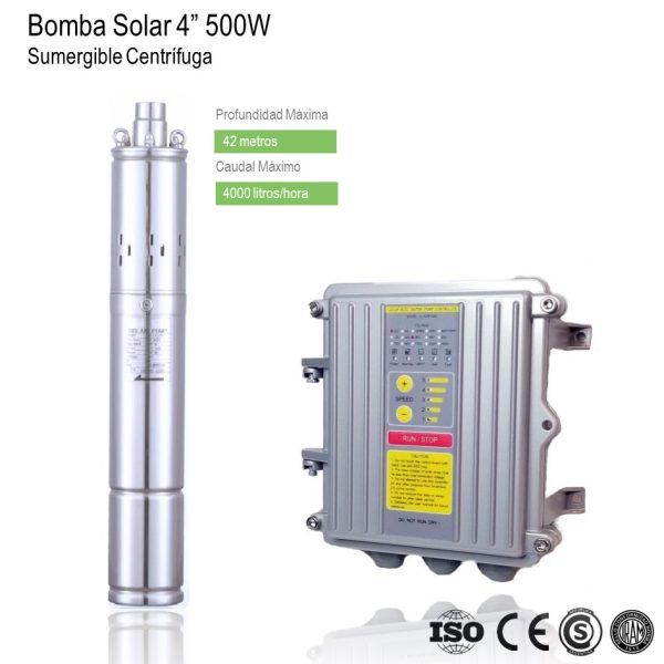 Bomba Solar 500W36V 4-36-42-4.0-500-1.25 Brushless xUn - Imagen 2