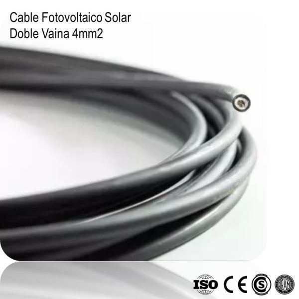 Cable para Panel Solar 4mm2 Rojo 100m xRollo - Imagen 5
