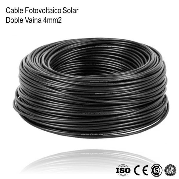 Cable para Panel Solar 4mm2 Rojo 100m xRollo - Imagen 4