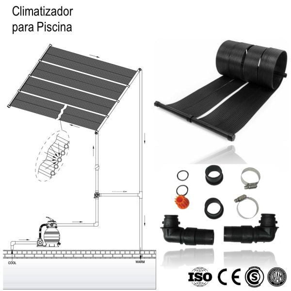Kit Climatizador Solar Piscina hasta 50000L xKit - Imagen 4