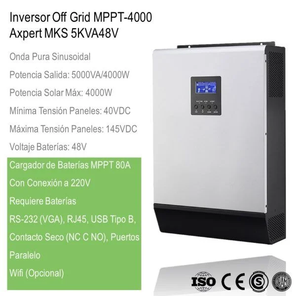 Inversor Cargador Axpert MKS 4K xUn - Imagen 2