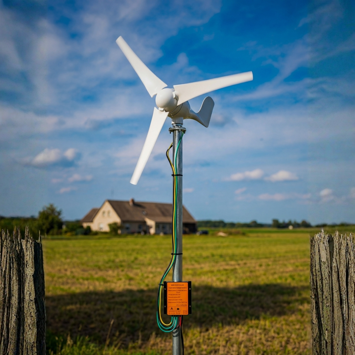 Aerogenerador Eolico Horizontal 400W12V Completo xUn - Imagen 3