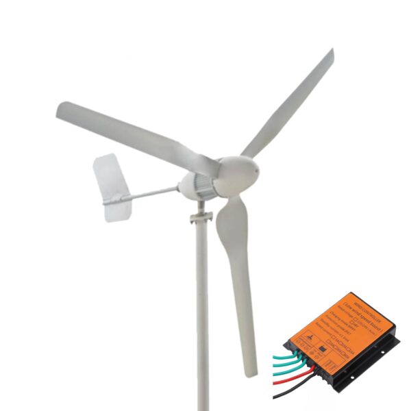 Aerogenerador Eolico Horizontal 600W24V Completo xKit