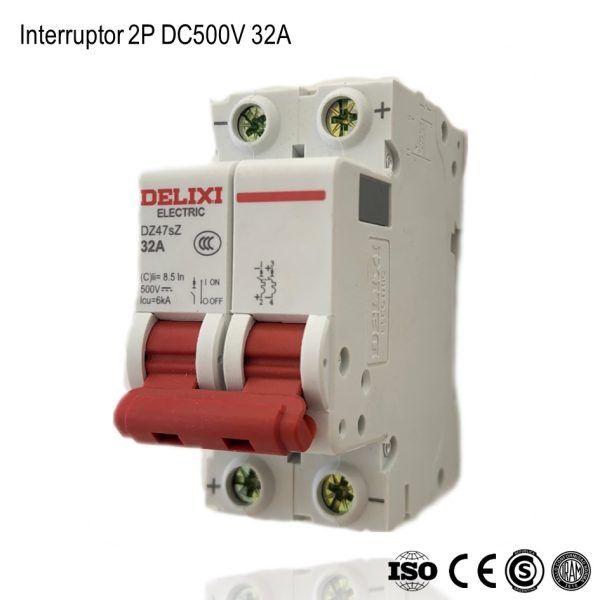 Interruptor Termico 2P DC500V 32A xUn - Imagen 2