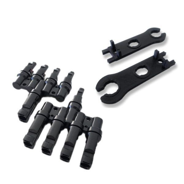 Llaves y Divisor Split Hub 4 En 1 MC4 xKit