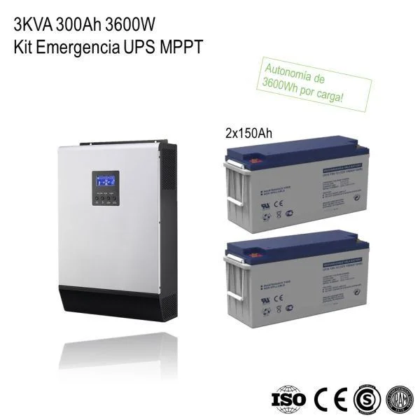 Kit Emergencia UPS 220V 3000W24V 3600Ah xKit - Imagen 2