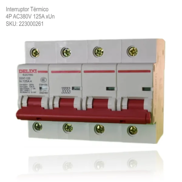 Interruptor Termico 4P AC380V 125A xUn - Imagen 2