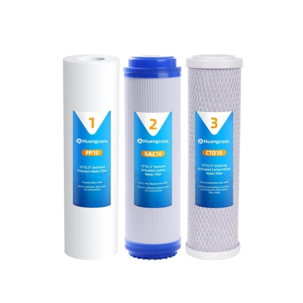 Kit Repuestos 3 Filtros Osmosis Inversa, Sistema de 5 Etapas xKit