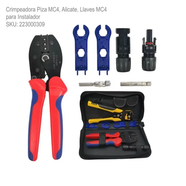 Crimpeadora Pinza MC4, Alicate, Llaves MC4 para Instalador xKit - Imagen 2