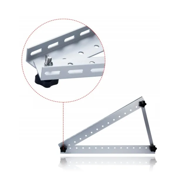 Soporte Flat Ground Regulable para Paneles Solares 50in 2Un xKit - Imagen 3