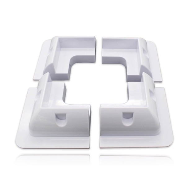Soporte Paneles Solares de Motorhomes Plasticos 4Un xKit