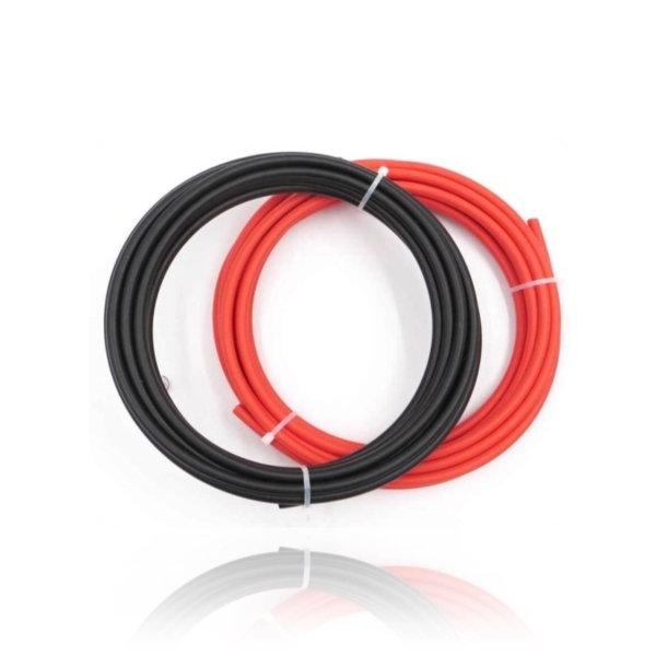 Juego de Cable para Panel Solar 4mm2 Rojo 100m y Negro 100m xPar