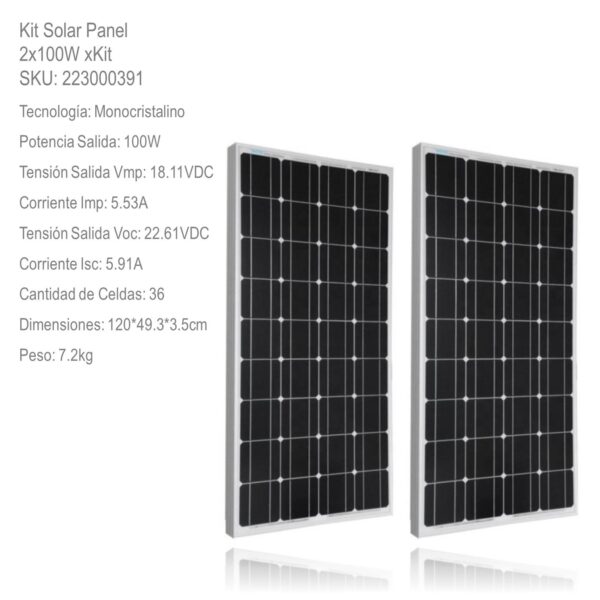 Kit Solar Panel 2x300W xKit - Imagen 2