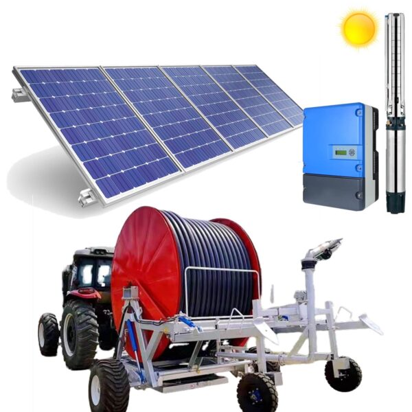 Enrollador de Riego Solar 75mm x 500m xKit