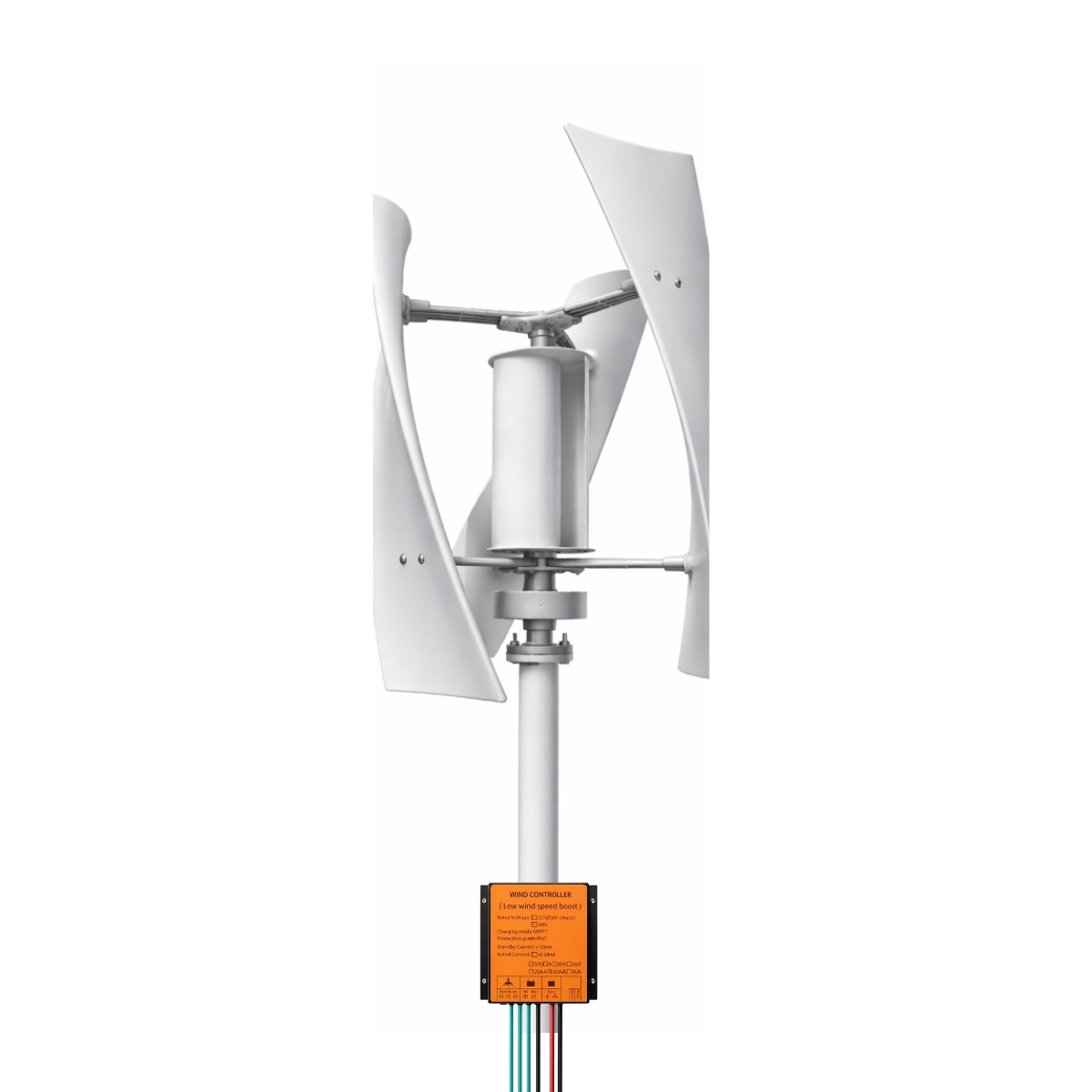 Aerogenerador Eolico Vertical 1000W12V Completo xKit