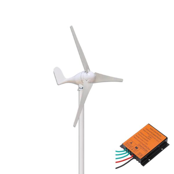 Aerogenerador Eolico Horizontal 400W24V Completo xKit