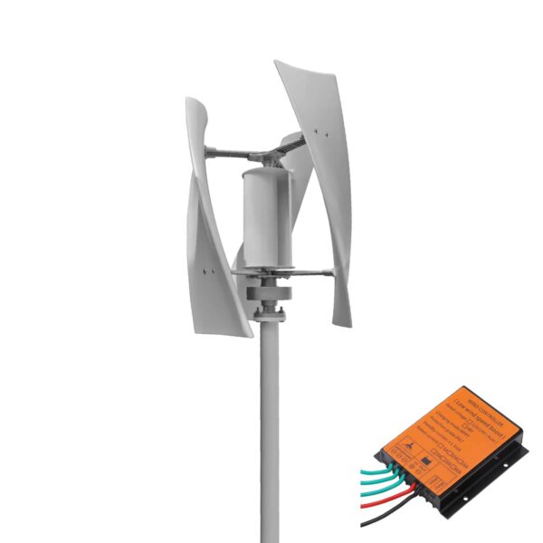 Aerogenerador Eolico Vertical 1000W24V Completo xKit