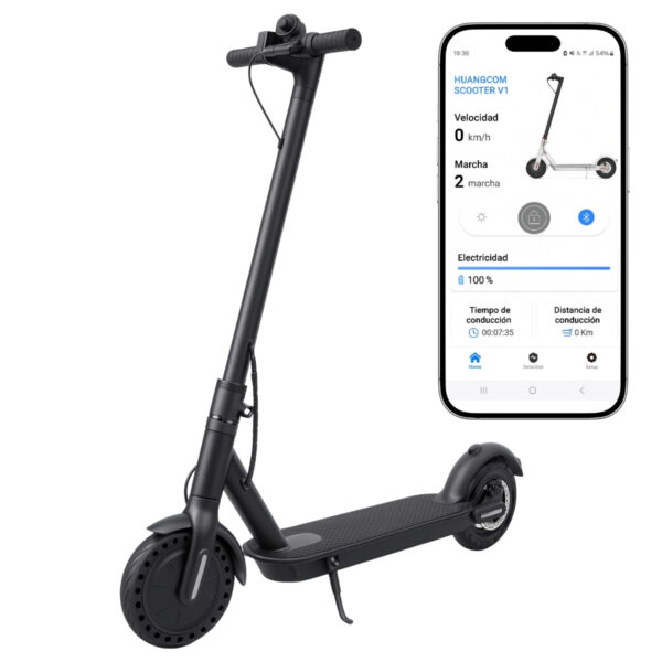 Monopatin Electrico V1 350W con Bateria Litio 36V 7.8Ah xUn