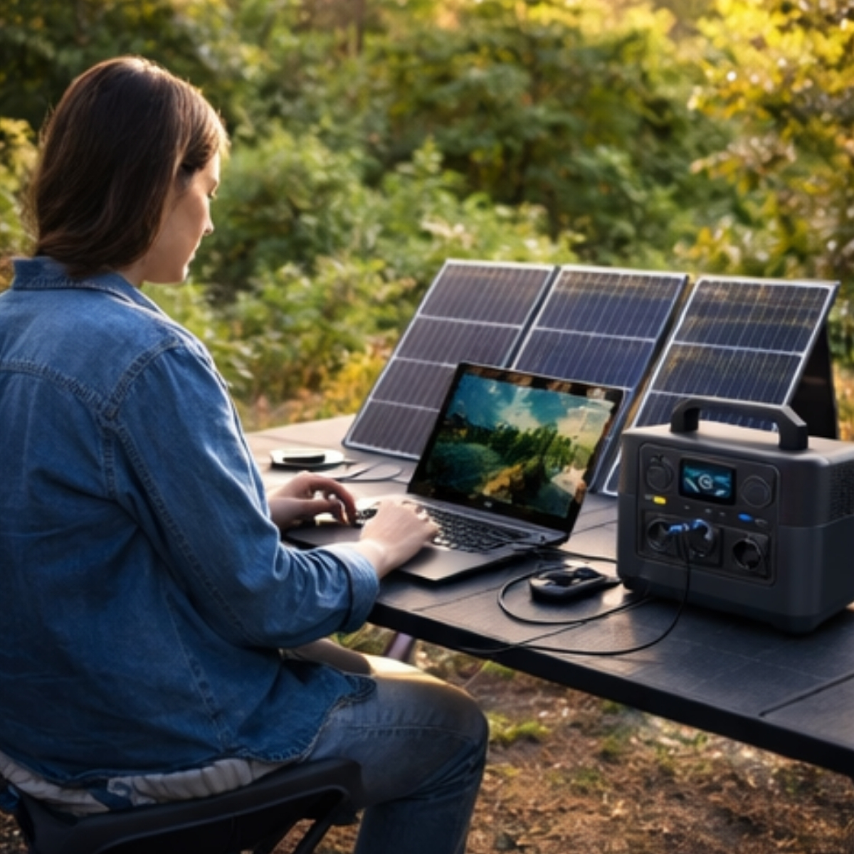 Generador Portatil Bateria de Litio 1000W2000W12V 1000Wh xUn - Imagen 5