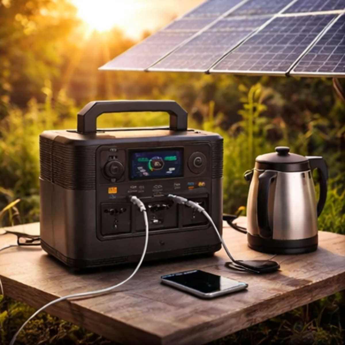 Generador Portatil Bateria de Litio 1000W2000W12V 1000Wh xUn - Imagen 10