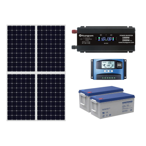 Kit Solar Off Grid 220V 1000W12V xKit