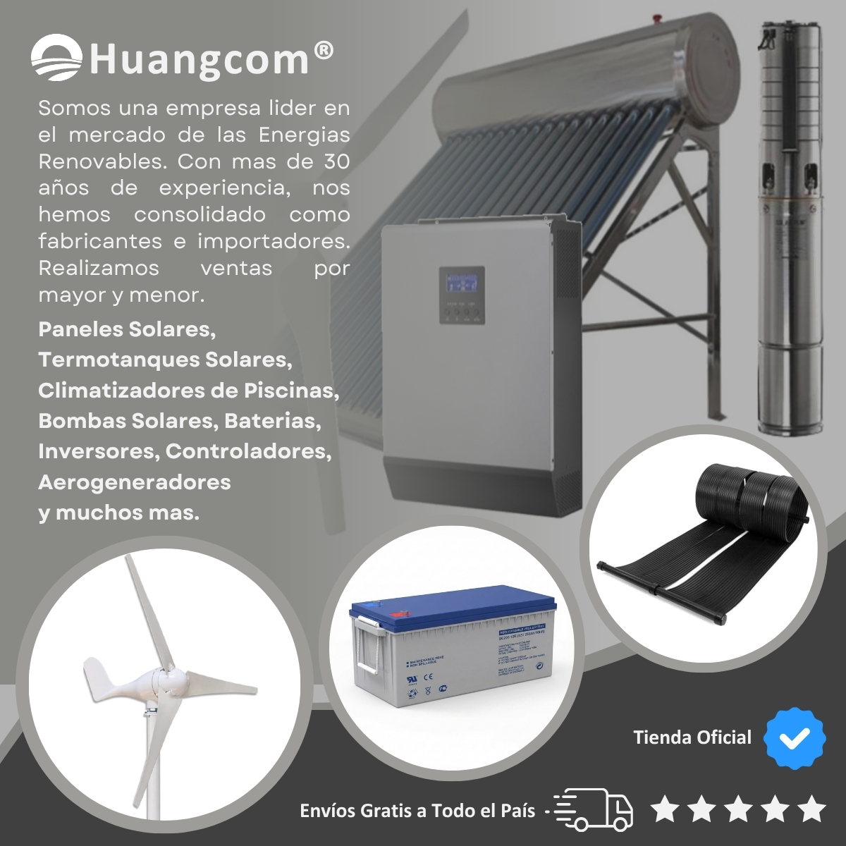 Kit Solar Off Grid 220V 1000W12V xKit - Imagen 7