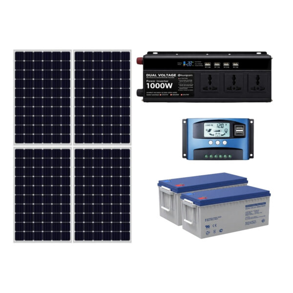 Kit Solar Off Grid 220V 1000W12V xKit
