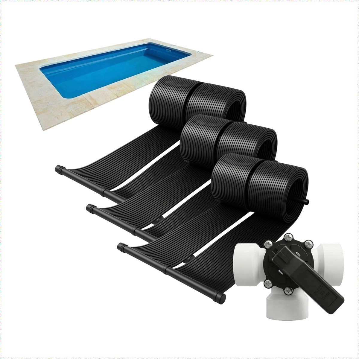 Kit Climatizador Solar Piscina hasta 25000L xKit - portada