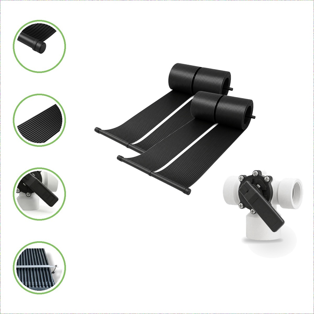 Kit Climatizador Solar Piscina hasta 14000L xKit - portada