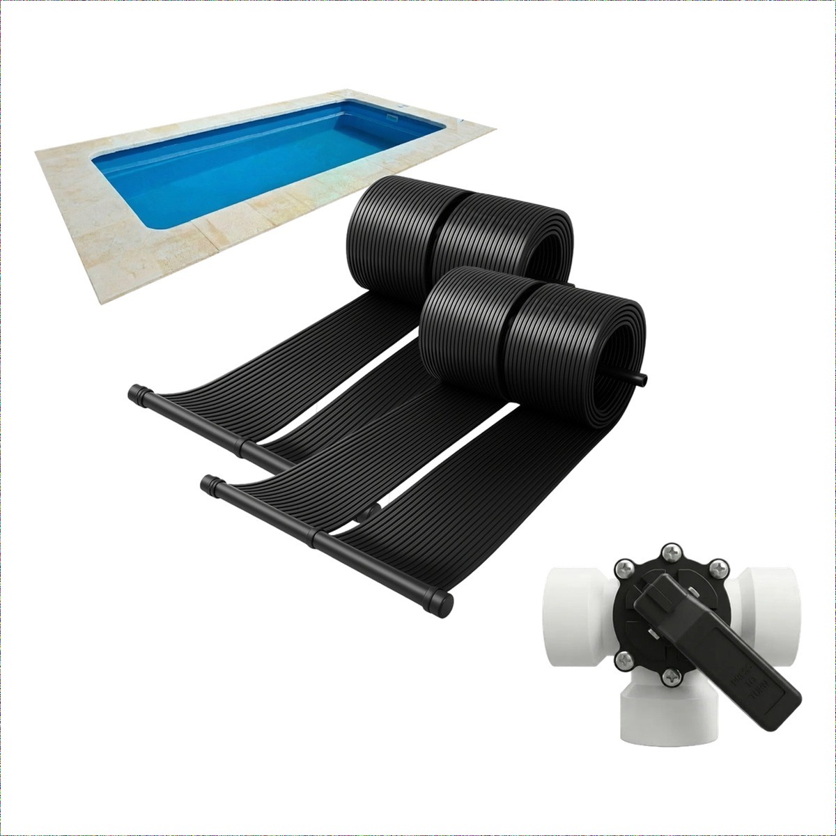 Kit Climatizador Solar Piscina hasta 14000L xKit - portada