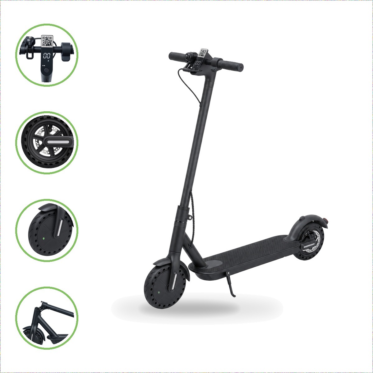 Monopatin Electrico V1 350W con Bateria Litio 36V 7.8Ah xUn - portada
