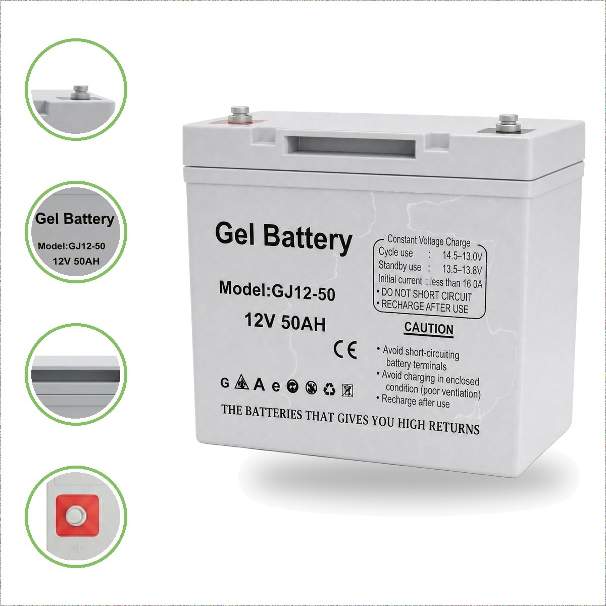 Bateria Ciclo Profundo Gel VRLA 12V50Ah xUn - portada