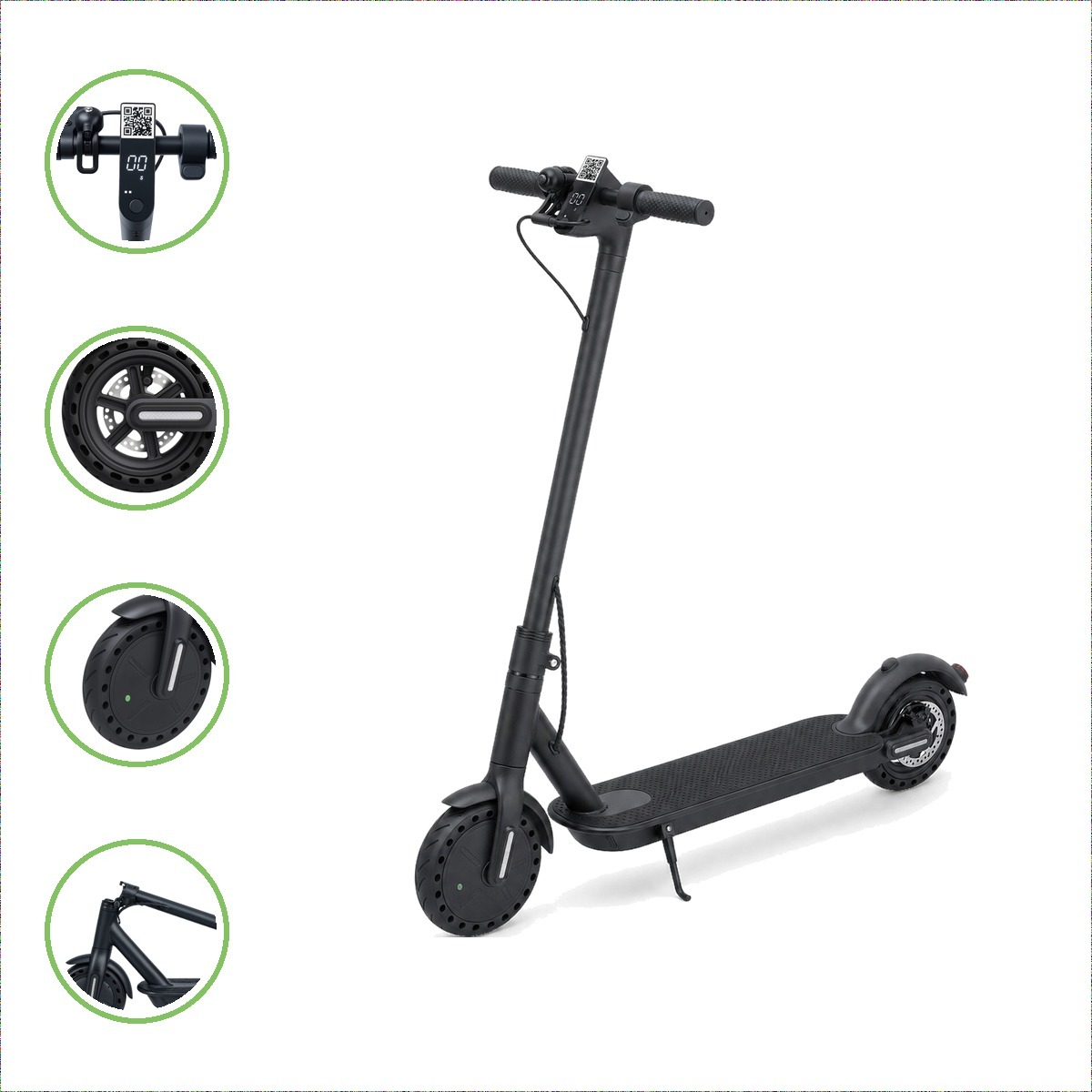 Monopatin Electrico V1 350W con Bateria Litio 36V 7.8Ah xUn - portada